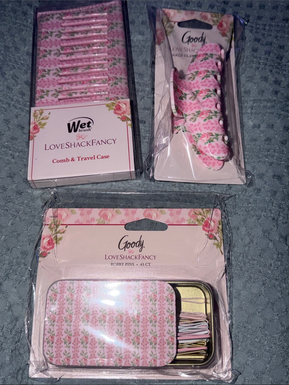 LOVESHACKFANCY hair Bundle comb hair clip Bobby pins